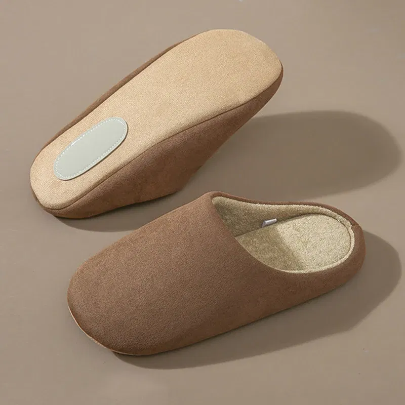 Color: Grass-Green, Shoe Size: 38-39, Ships From: CHINA - Asgard Women Warm House Slippers Winter 2024 New Silent Flat Bedroom Slides Indoor Cozy Fur Women Cotton Shoes Men Fuzzy Slipper