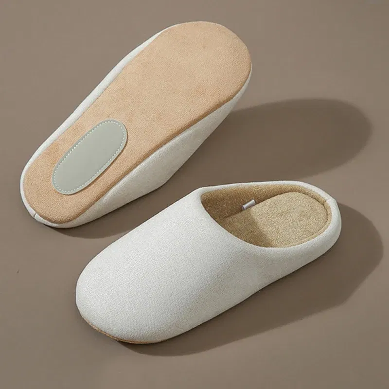 Color: Grass-Green, Shoe Size: 38-39, Ships From: CHINA - Asgard Women Warm House Slippers Winter 2024 New Silent Flat Bedroom Slides Indoor Cozy Fur Women Cotton Shoes Men Fuzzy Slipper