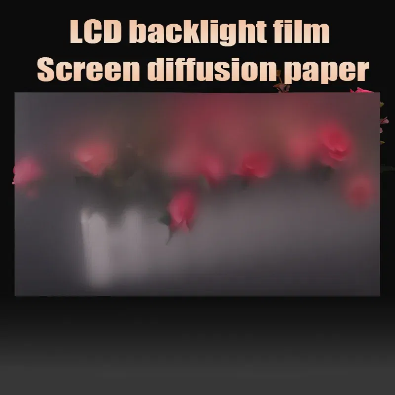 Color: Light  Blue - LCD Screen Diffuser Membrane Display Prism Film Led Light Backlight Module Diffusion Paper