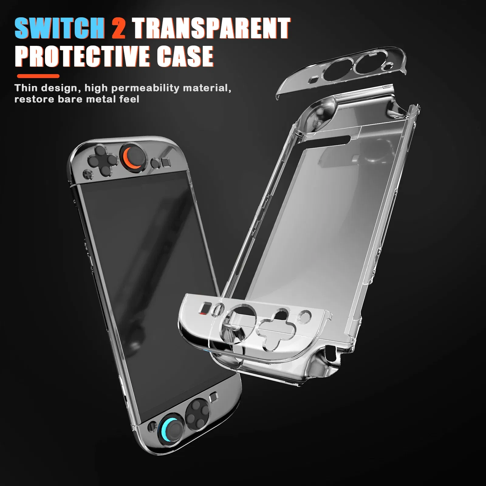 Color: black - 2025 New Nintendo Switch 2 Travel Carrying Bag Protective Cover Hard Shell Pack Game Travel Storage Bag Joy-Con Protective Cover