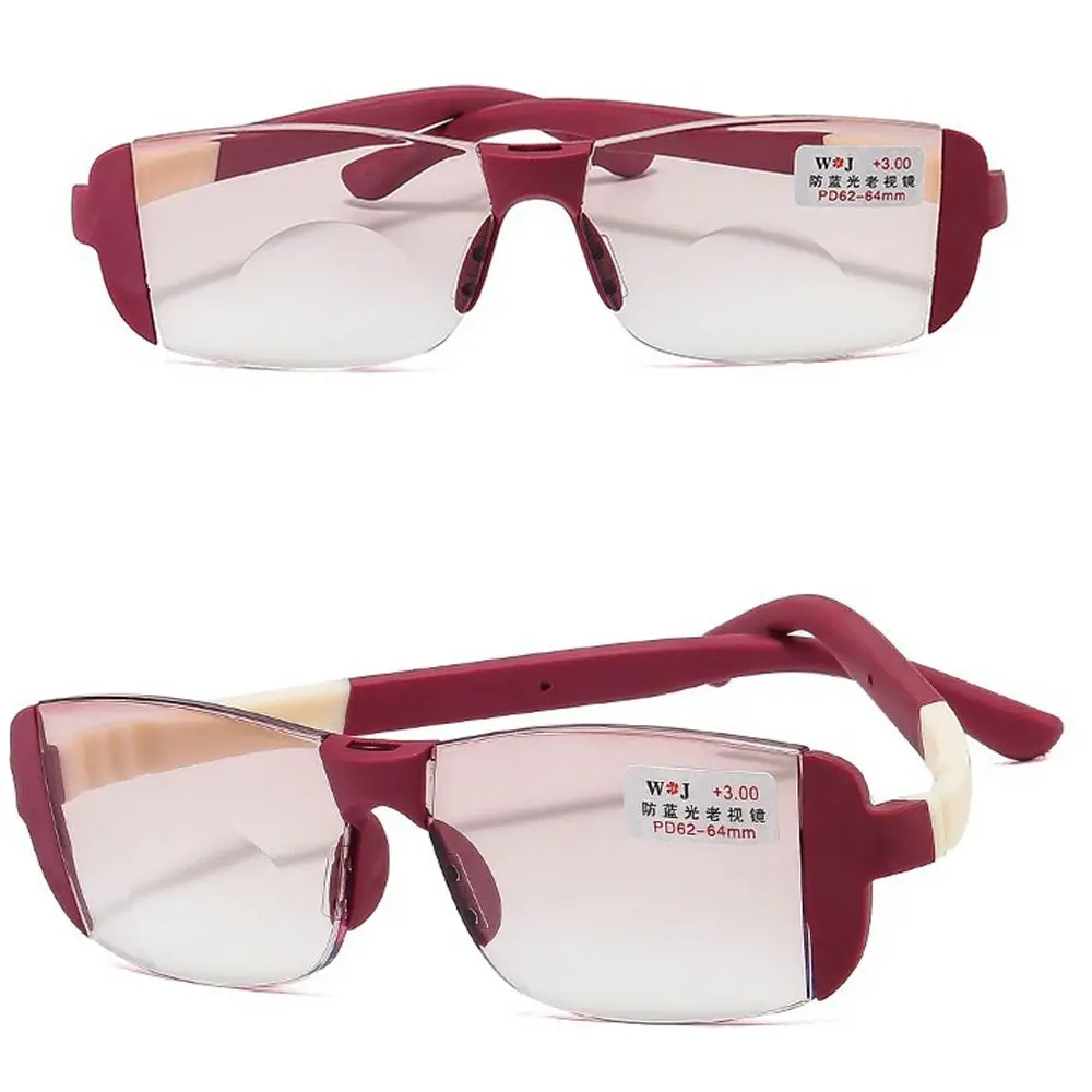 Frame Color: WHITE, Eye Prescription: +400 - Fashion Anti-Blue Light Reading Glasses Urltra-Light Eye Protection Men Women Elegant Comfortable Eyeglasses Unisex Glasses