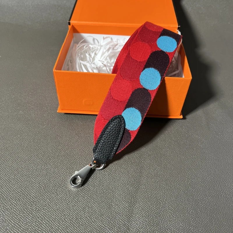 Color: Gold, Size: S - Hand-Sewn Leather Woven Canvas Shoulder Strap 5cm Wide Wax Line Herbag Evelyn Replacement Bag Accessory