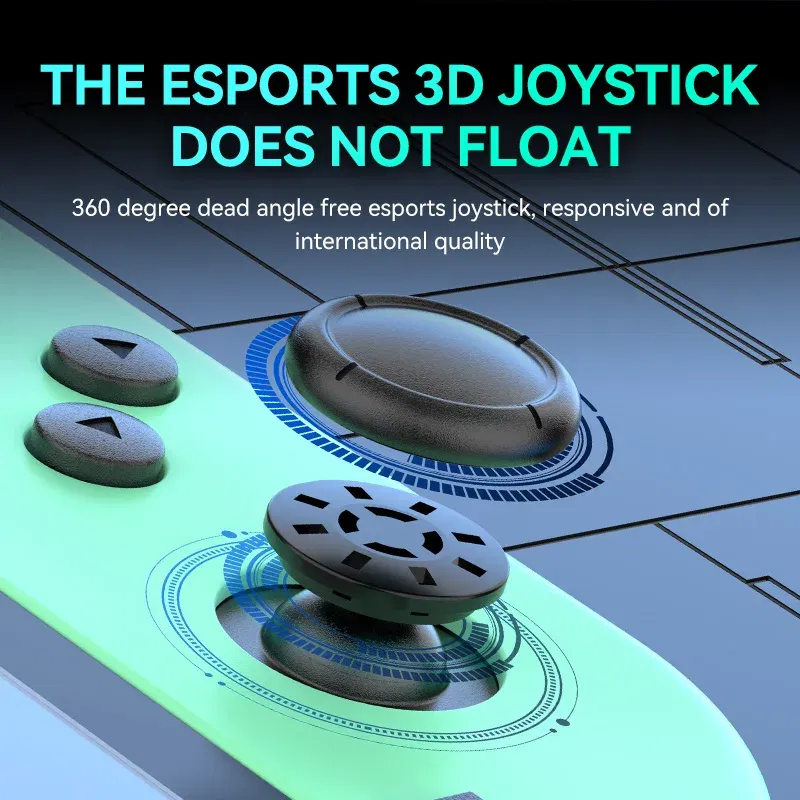 Color: Blue - STORM WYRM Bluetooth Joystick for Switch NS Game Left and Right Wireless RGB With Light Small Handle JOY-02