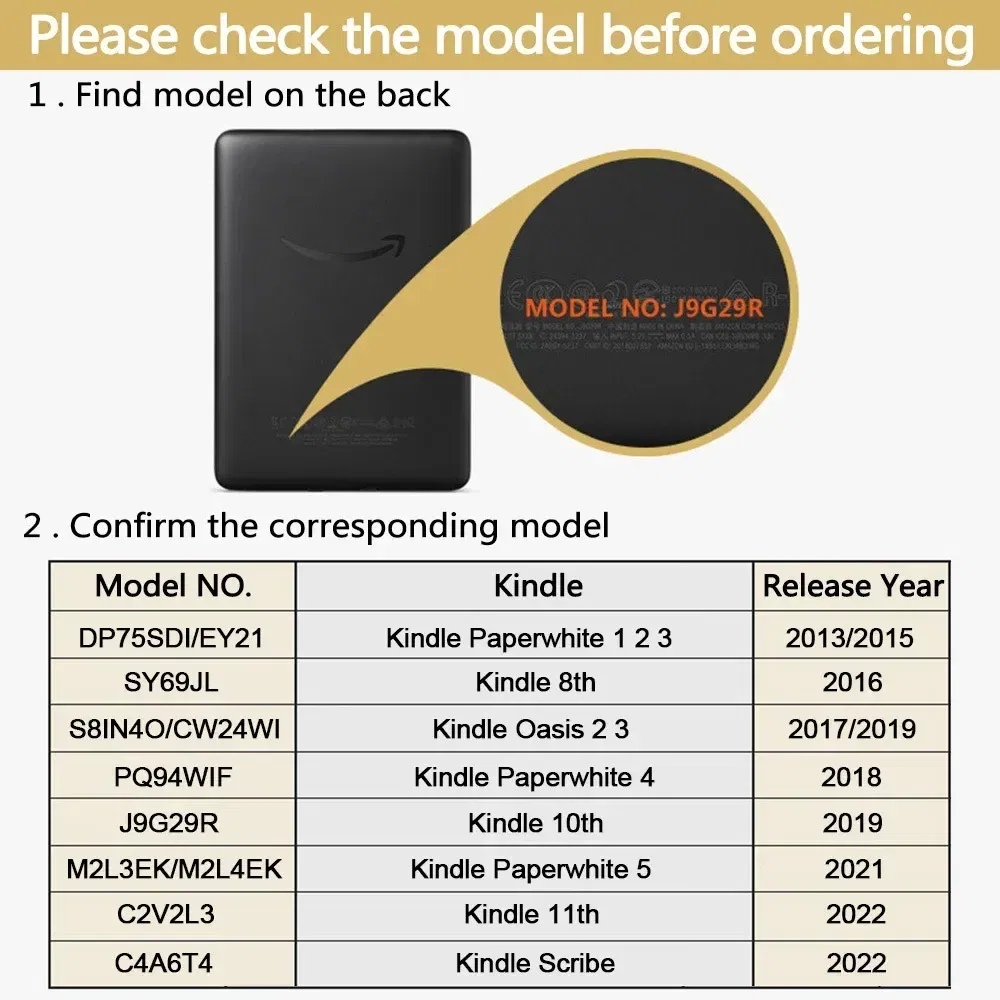 Color: Clear, Size: nine - Handle Case for Kindle Paperwhite 2022 2021 Pouch 1 2 3 4 5 6 7 8 9 10th 11th Generation 6/6.8 Inch 2019 2018 Protective Cover