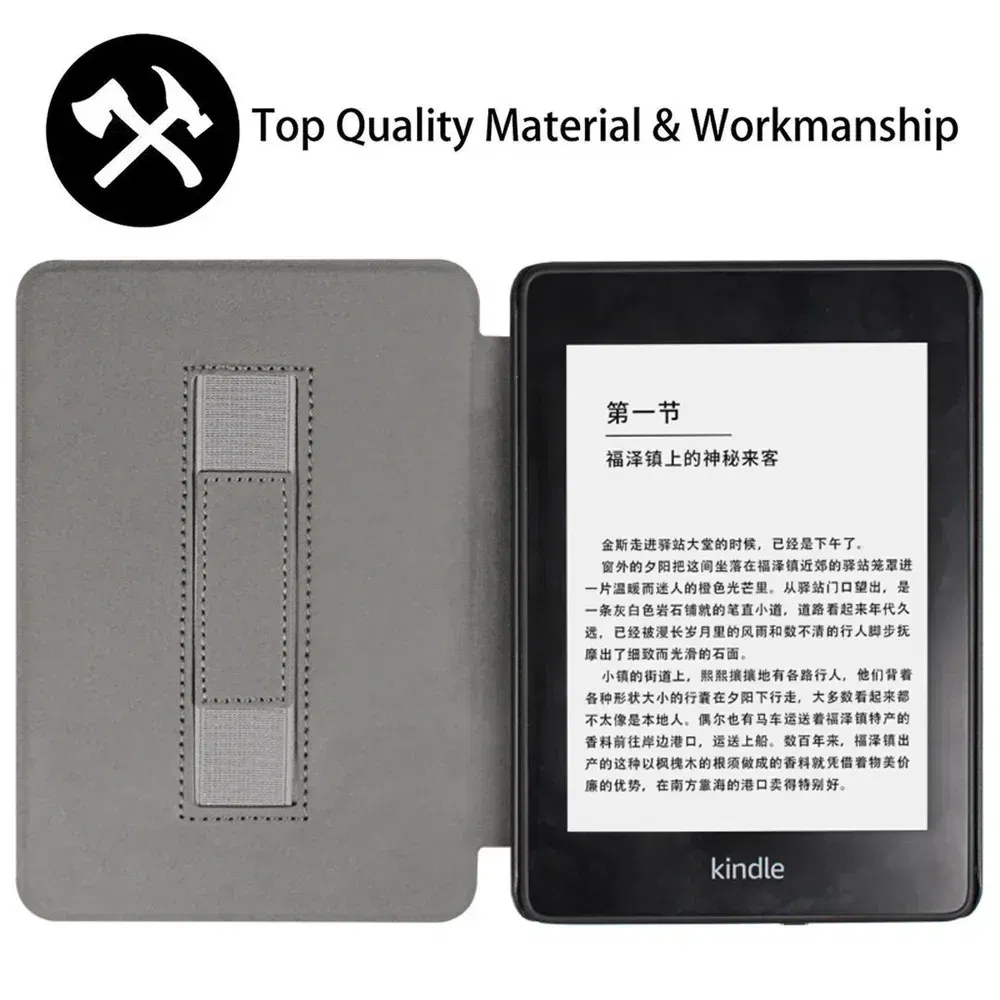Color: Clear, Size: nine - Handle Case for Kindle Paperwhite 2022 2021 Pouch 1 2 3 4 5 6 7 8 9 10th 11th Generation 6/6.8 Inch 2019 2018 Protective Cover
