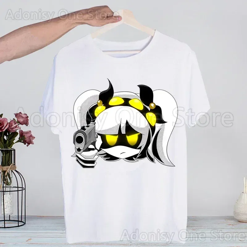 Color: green, Size: XXL - Murder Drones Fashion Man Tshirt Summer Fashion T-shirt Casual White Funny Cartoon Print T-shirt Hip Pop Tops tee