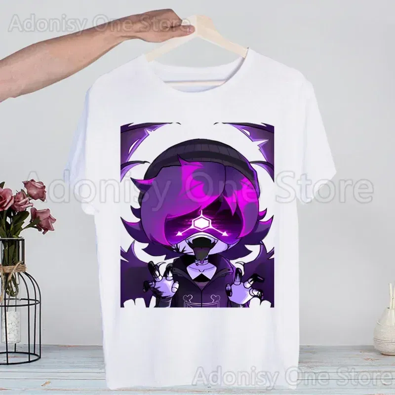 Color: green, Size: XXL - Murder Drones Fashion Man Tshirt Summer Fashion T-shirt Casual White Funny Cartoon Print T-shirt Hip Pop Tops tee