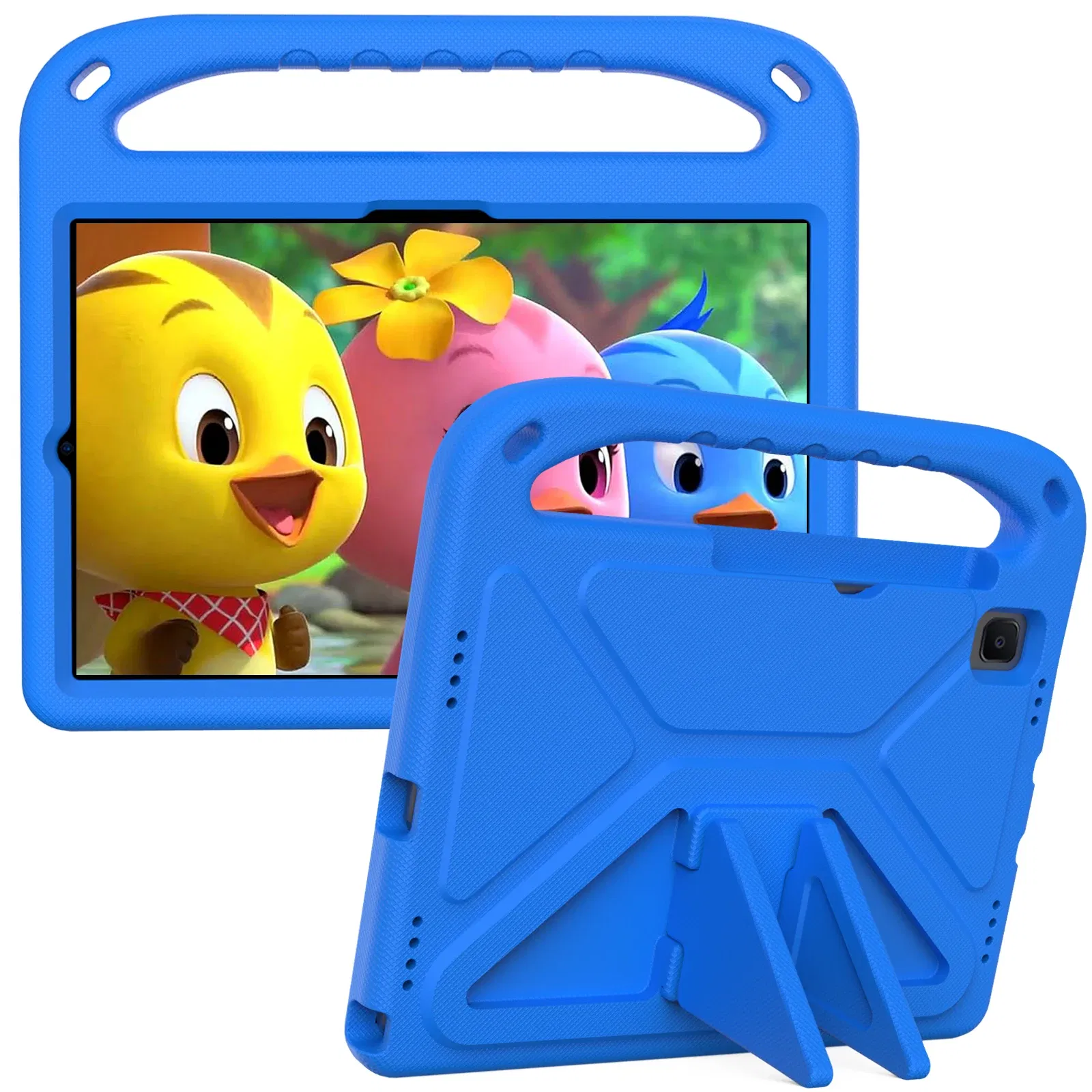 Color: Red, Size: iPad 10th - Kids tablet case  for Samsung Galaxy Tab S9FE+ S9+ S9 S8 S8+ S7FE S7+ A7Lite S5e S6 Lite A9+ A9 A8 A7 T510 T307U Child shel