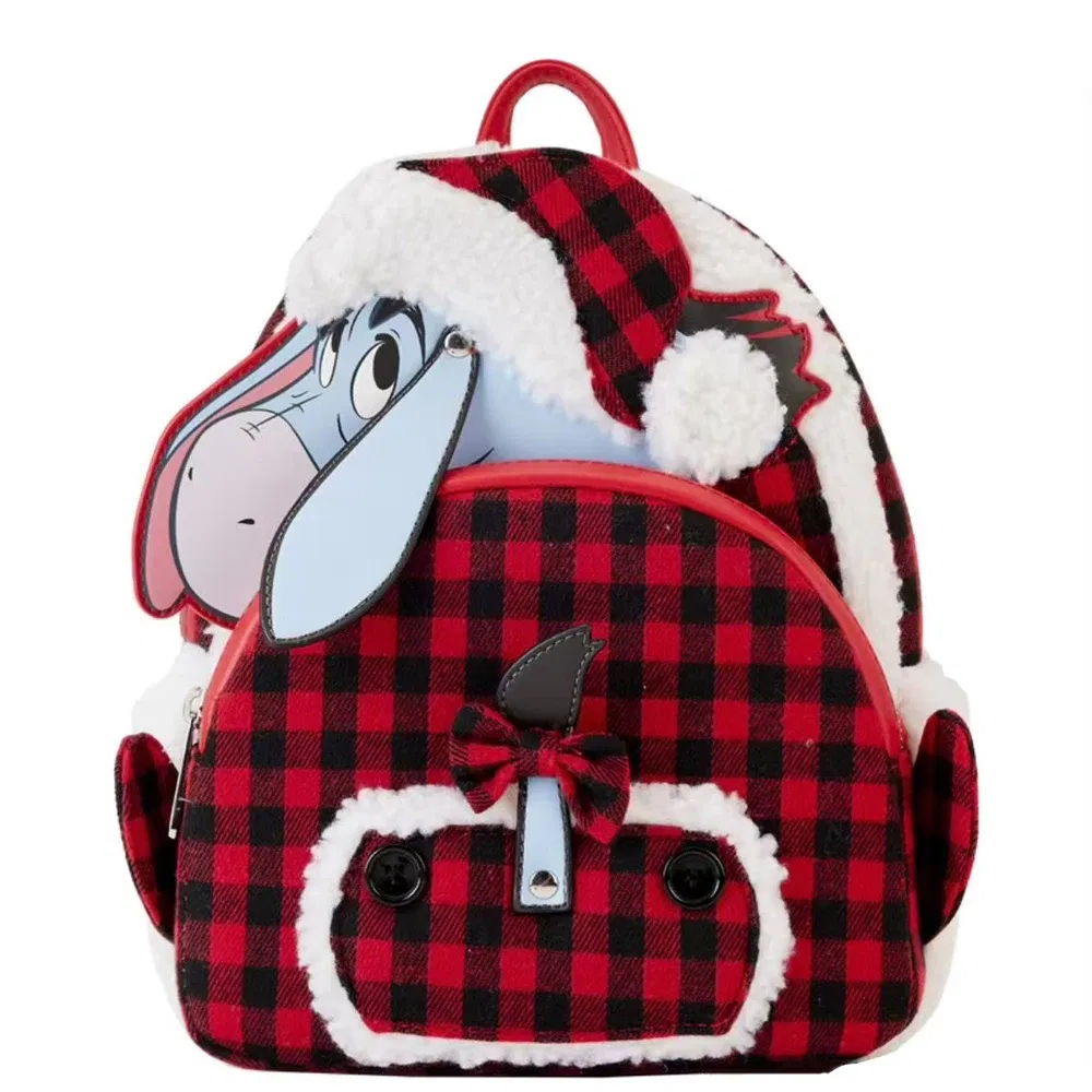 Color: Chocolate Color - New Original Disney Mickey Mouse Pu Leather Women's Backpack Boo Mike Sully Cosplay Leisure Travel Bag Mini Children's Schoolbag