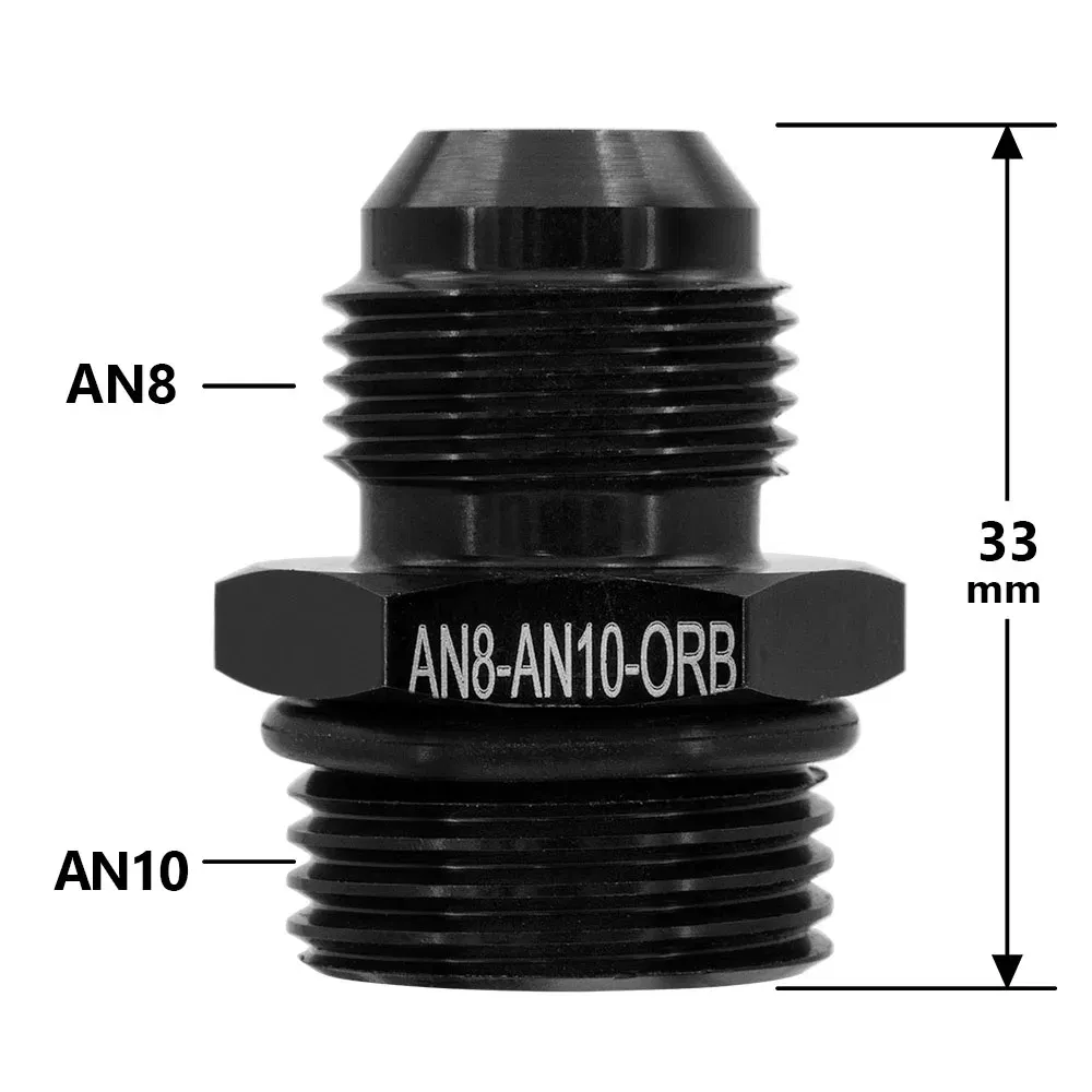Color: Lavender - Aluminum Alloy Universal AN6 8 10 12 to AN to M16x1.5 M18x1.5 Metric Fuel Hose Adapter Pipe Thread Fitting CAR OIL COOLER SYSTEM