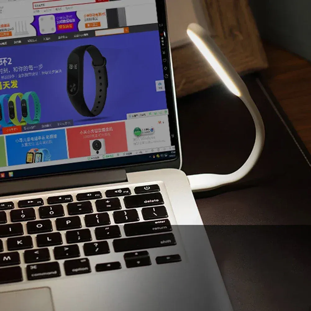 Emitting Color: Pink, Ships From: CHINA - USB Light LED Reading Lamp Mini Book Light Portable Camping Night Lights Table Lamps For Power Bank Laptop Computer PC Notebook