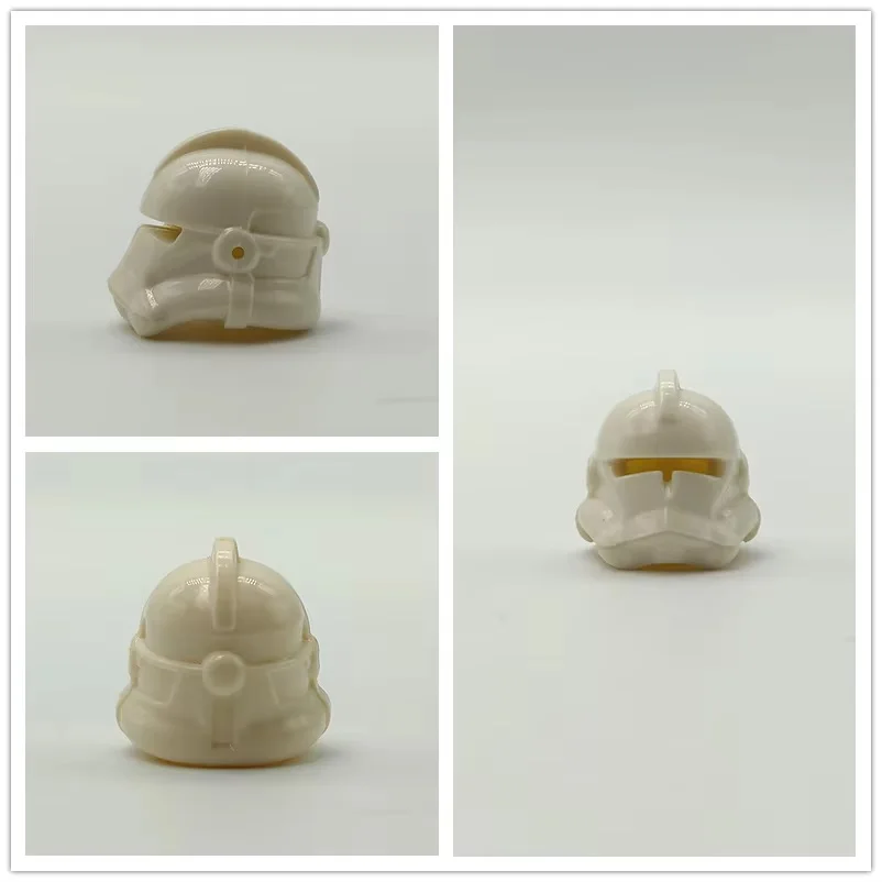 Color: Gold - 1Pcs Star Wars Clone Trooper Helmet Building Block Mini Action Figure Toys
