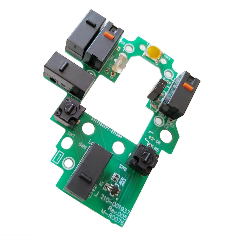 Color: Red - for Logitech G502 Lightspeed Wireless Mouse Repair Parts 8.0 Mouse Upper Motherboard Micro Button Key Board 594A
