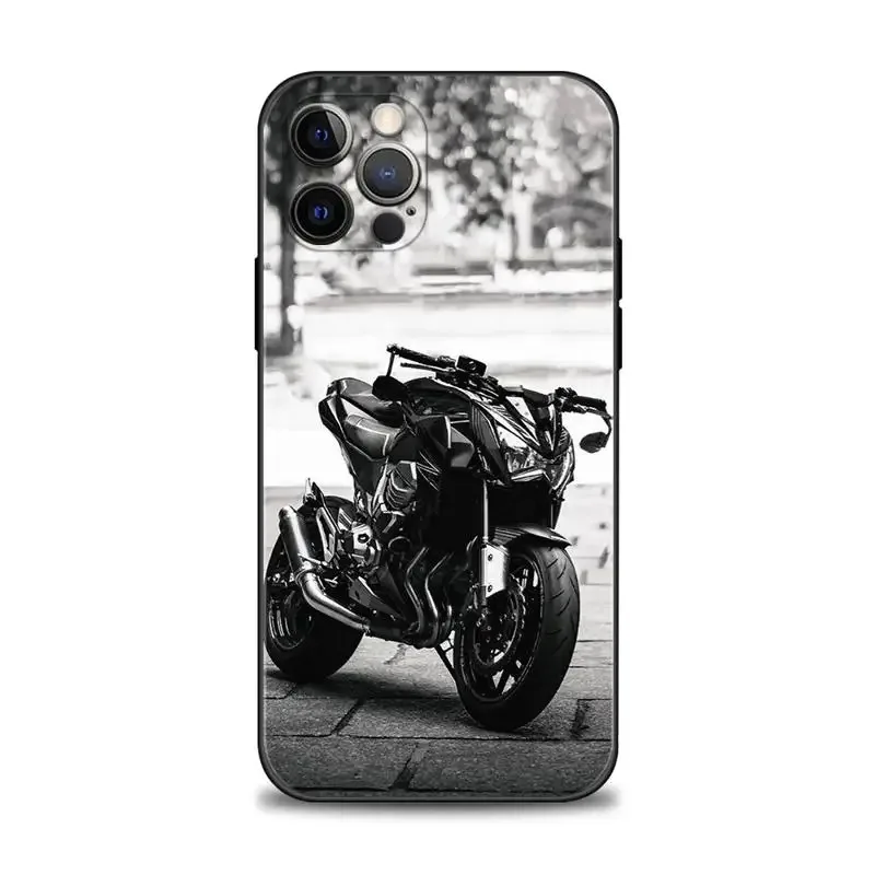 Color: SKY BLUE, Material: Pc + tpu - Moto Cross Motorcycle Sports Phone Case For iPhone 16 15 14 13 12 11 Pro Max XS X XR Plus Mini Luxury Black Soft Cover Funda