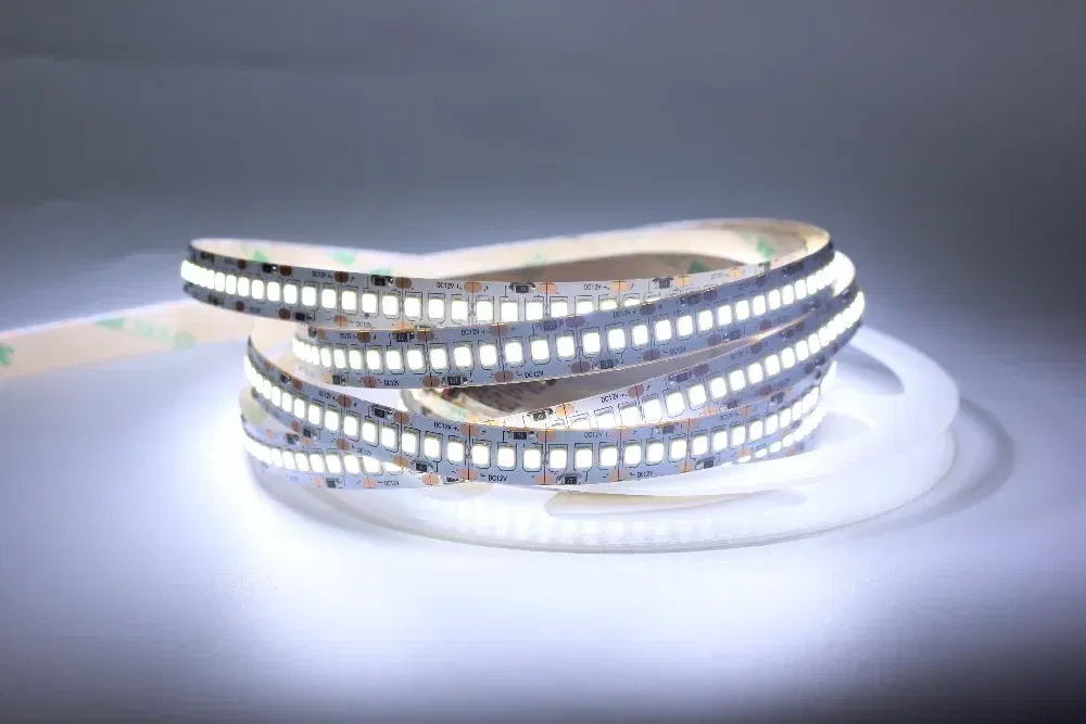 Emitting Color: Warm White, Color: WHITE - 1/2/3/4/5M 12V IP20 Non waterproof  2835 LED Strip 240 led Flexible light tape showcase led more bright LED strip white warm