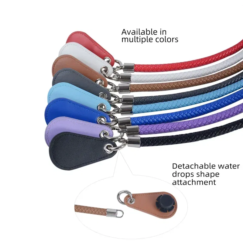 Color: Khaki, Ships From: CHINA - 2025 Obag PU Woven braided leather Rope Handles strap belt for O Bag accessoires Tote Bag  Women's Bag Accessories