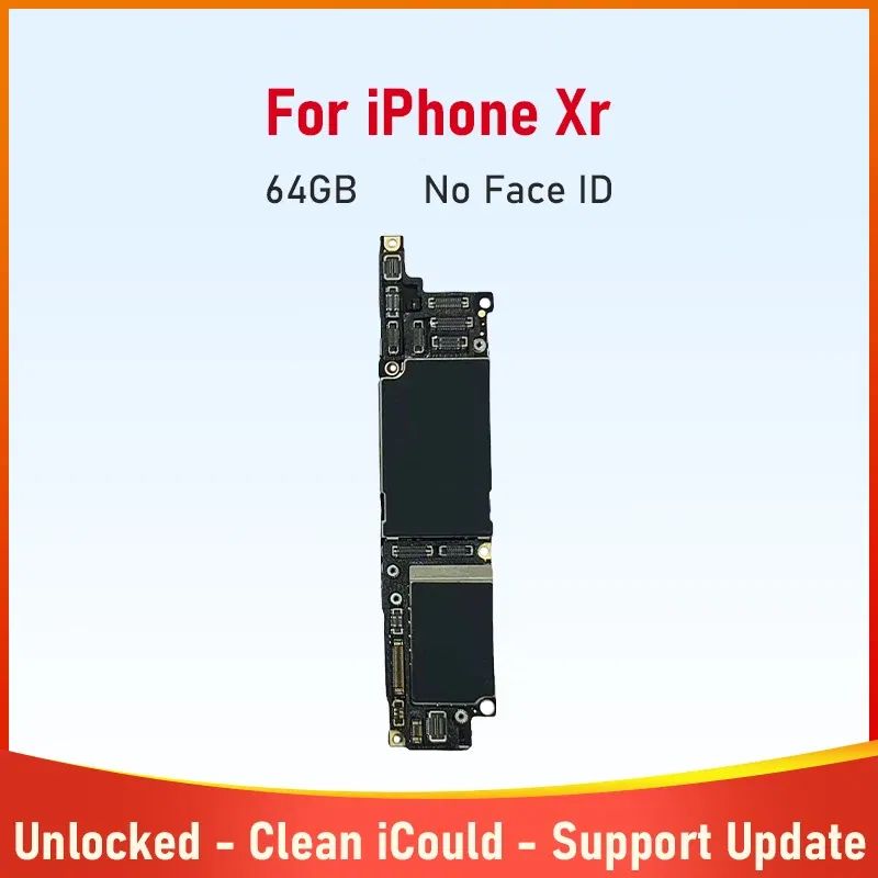 Color: green, Ships From: CHINA - Top Tested Motherboard for iPhone X XR XS Max 64g 128g 256g Unlocked Mainboard With Face ID Cleaned Logic Board