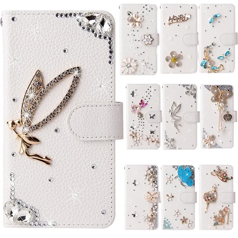 Color: Lemon yellow, Material: Silicon - Flip Glitter Case For Samsung Galaxy S25 Ultra S24 FE S23 S22 S21 S20 Plus A35 A55 A16 A14 A15 A34 A54 Leather Cover Case