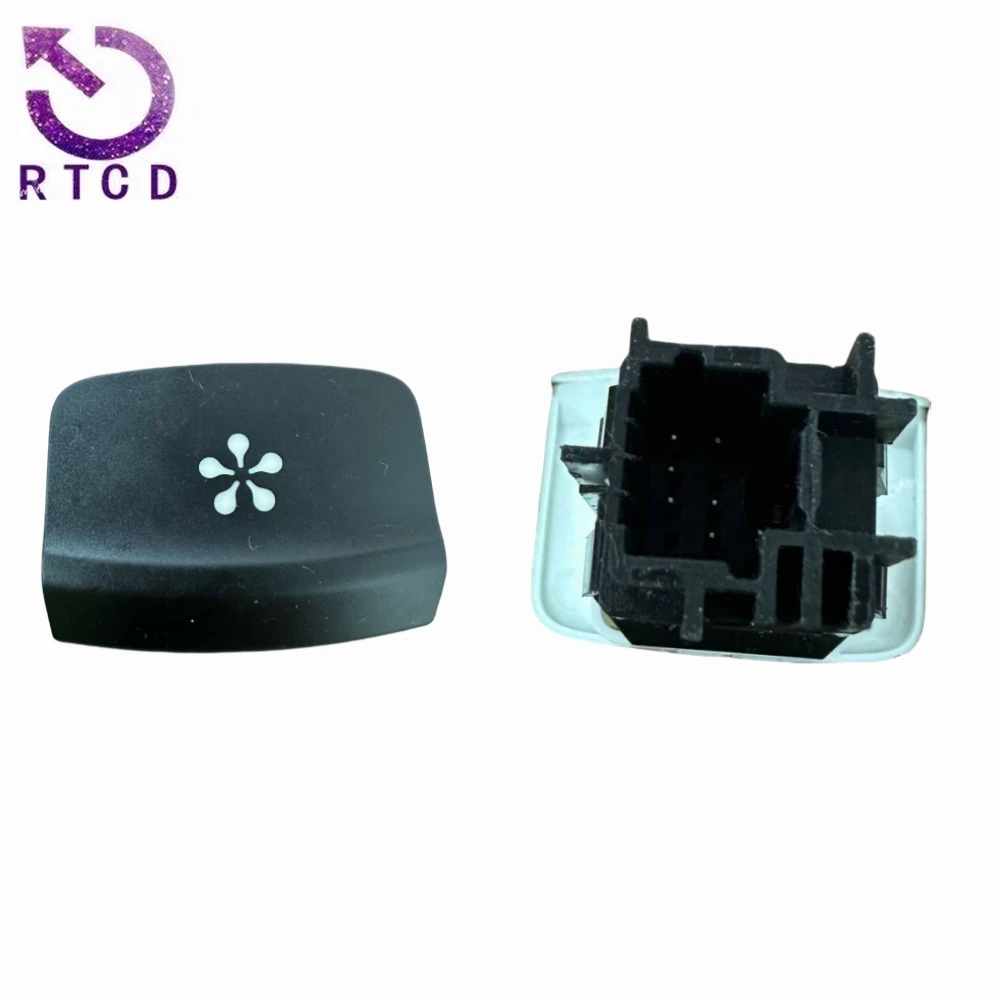 Color: Beige, Ships From: CHINA - ECO start stop emergency light switch anti slip lock seat adjustment switch air conditioning switch ACC FOR Renault