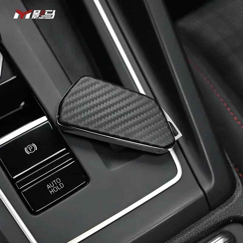 Color Name: black - Car Key Replace the rear cover of the original car Back Cover shell For vw golf 8 Lamando L Weiran ID3/4/6 Tour car accessory