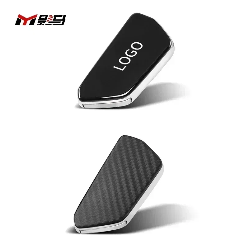 Color Name: black - Car Key Replace the rear cover of the original car Back Cover shell For vw golf 8 Lamando L Weiran ID3/4/6 Tour car accessory