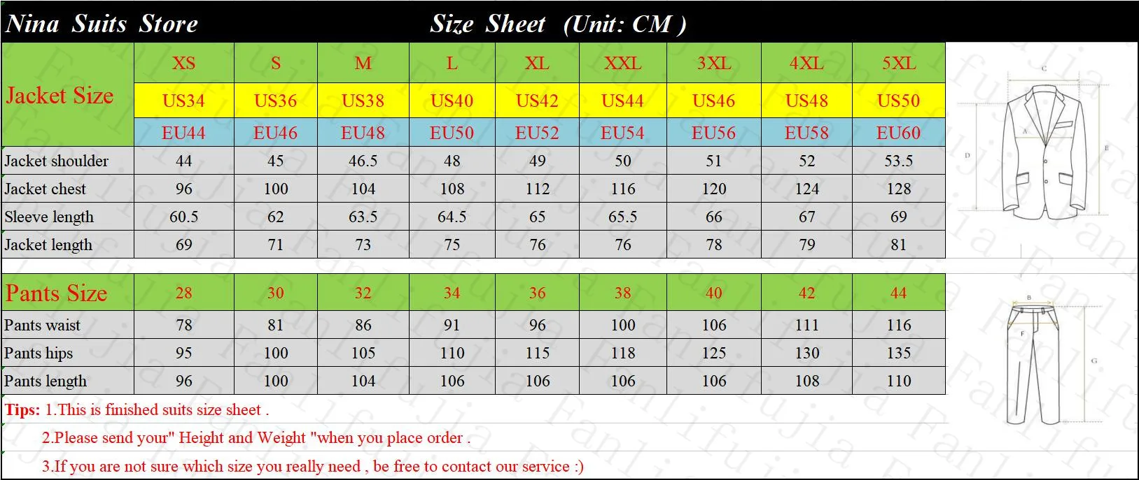 Color: MULTI, Size: 5XL - Fanlifujia Store 2024 Casual Sky Blue Men Suits Double Brested Peak Lapel  Gold Button Groom Wedding Tuxedos Best Costume Homme