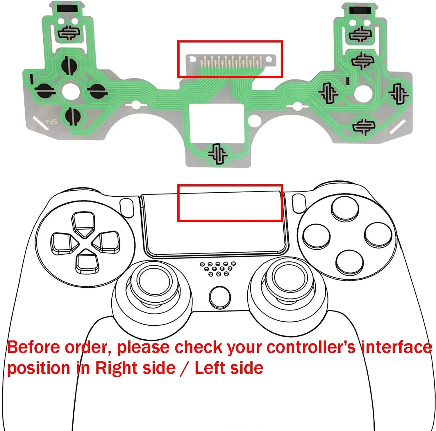 Color: PURPLE - 10Pcs Set for Ps5 Ps4 Pro Slim Jdm 040 050 Ps3 Controller Conductive Film Keypad Flex Cable Replacement Circuit Board Pcb Ribbon