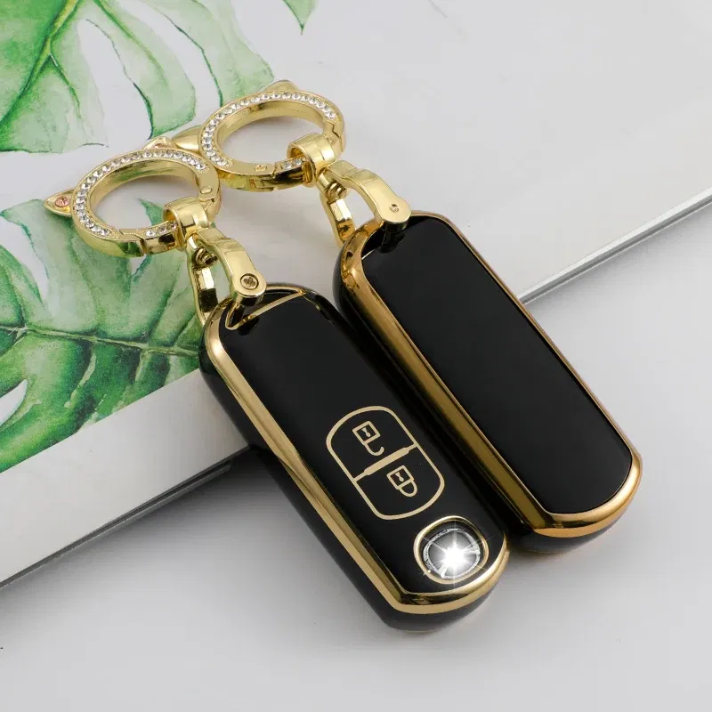 Color Name: Orange - TPU Car Remote Key Case Cover for Mazda 2 3 6 Atenza Axela Demio CX-5 CX5 CX-3 CX7 CX-9 2015 2016 2017 2018 2019 Accessories