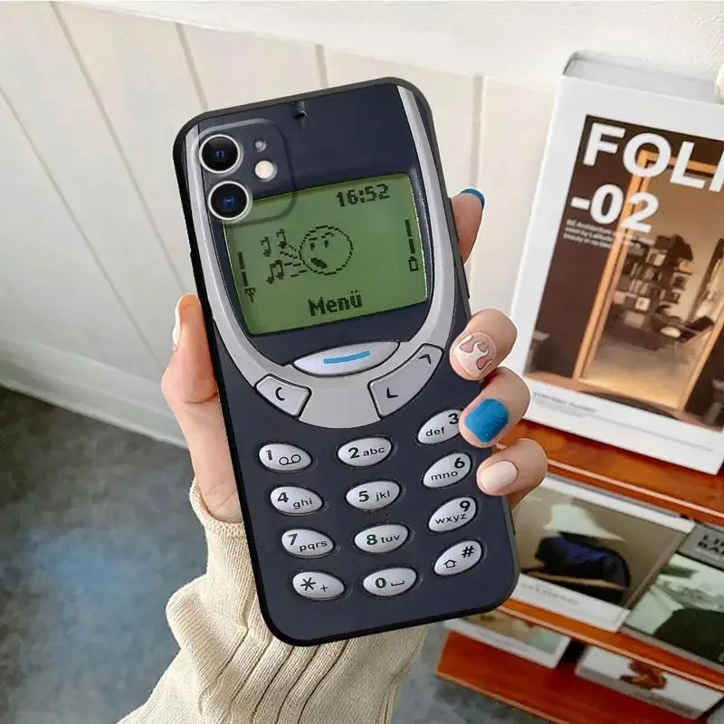 Color: green, Material: Cotton Fabric - Phone Case For Apple iPhone 11 12 13 14 15 16 Pro 7 XR X XS Max 8 Plus SE 2022 Phone Cover Shell Magnetic Radio Tape Cassette