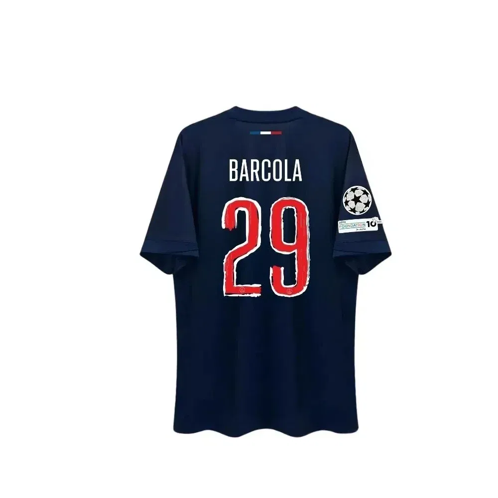 Color: green, Size: XXL - Paris Saint Germain Champion Men's 3D Printed Sports Fast Drying Breathable T-shirt Football T-shirt Family Children's T-shirt