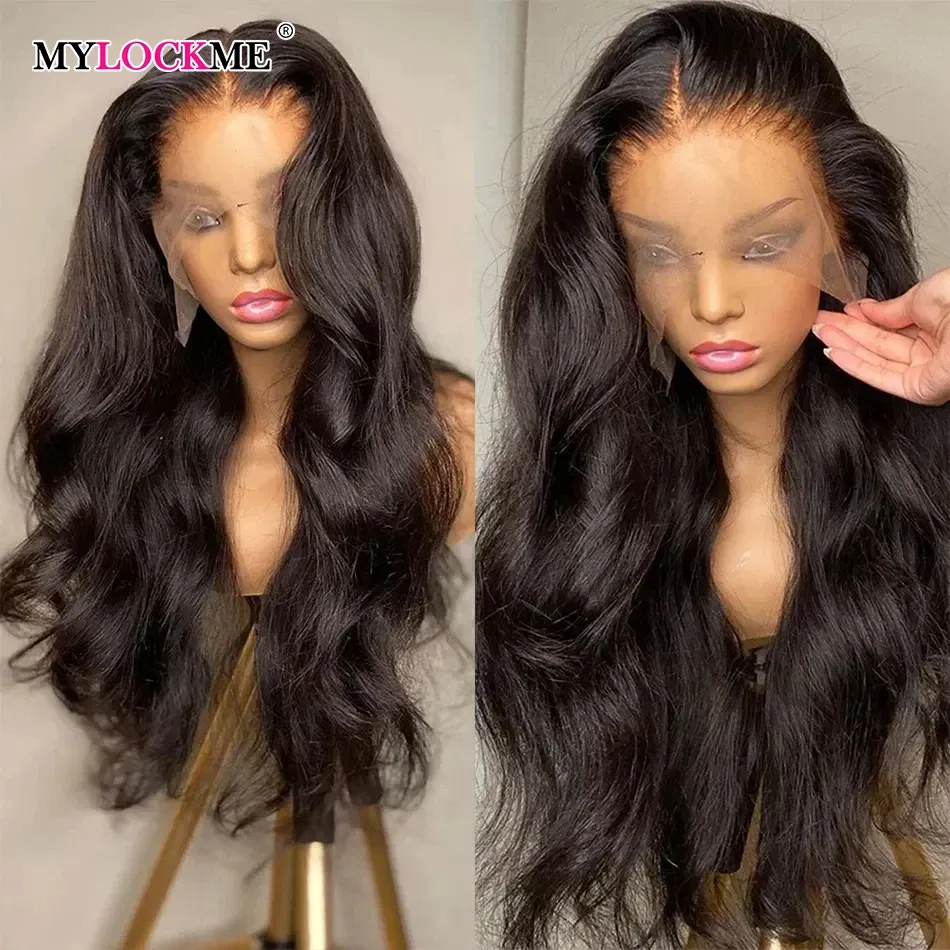 Color: Natural Color, Ships From: CHINA, Stretched Length: 20inches, Density: 150% - 13x6 13x4 Body Wave Glueless Wig HD Transparent Lace Front Wig Human Hair Pre Plucked Brazilian 4x4 Lace Closure Wigs For Women