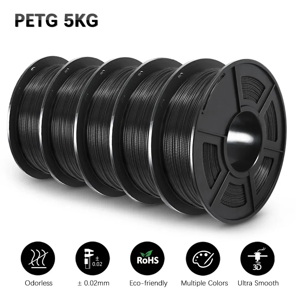 Color: Glow blue, Ships From: CHINA - Top 3D Filament PETG/EASY ABS/TPU/ASA Filamnet 1.75mm 5Roll 1KG(TPU 0.5KG/Roll) 3D Printer Filament for 3D Printer