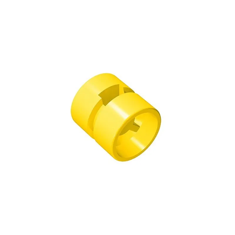 Color: Yellow - Gobricks GDS-1068 RIM WIDE W. HOLE 11 - 11x12mm Hubs compatible with lego 6014 children's DIY Educational Building Blocks Tech