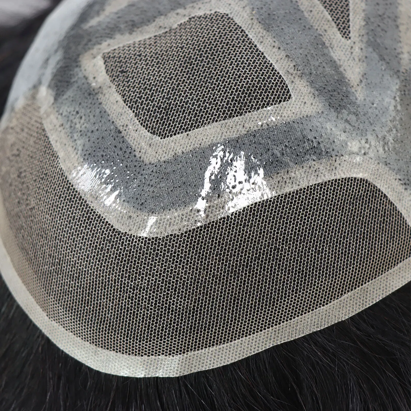 Toupee Color: 20#, Length: 6 inches, Toupee Size: 8x10 - 6*8/ 6*9/ 7*10/8*10 Lace With PU Toupee Men Breathable French Lace Front Men's Wig Human Hair Toupee Men's Replacement Systems