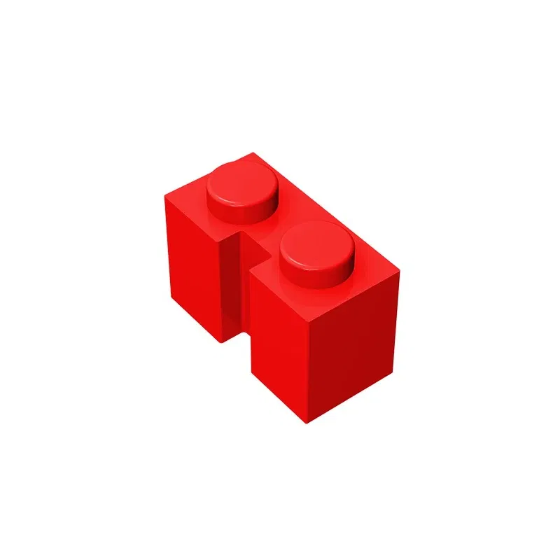 Color: Gold - Gobricks GDS-798 BRICK 1X2 W. GROOVE compatible with lego 4216 children's toys Assembles Building Blocks Technical