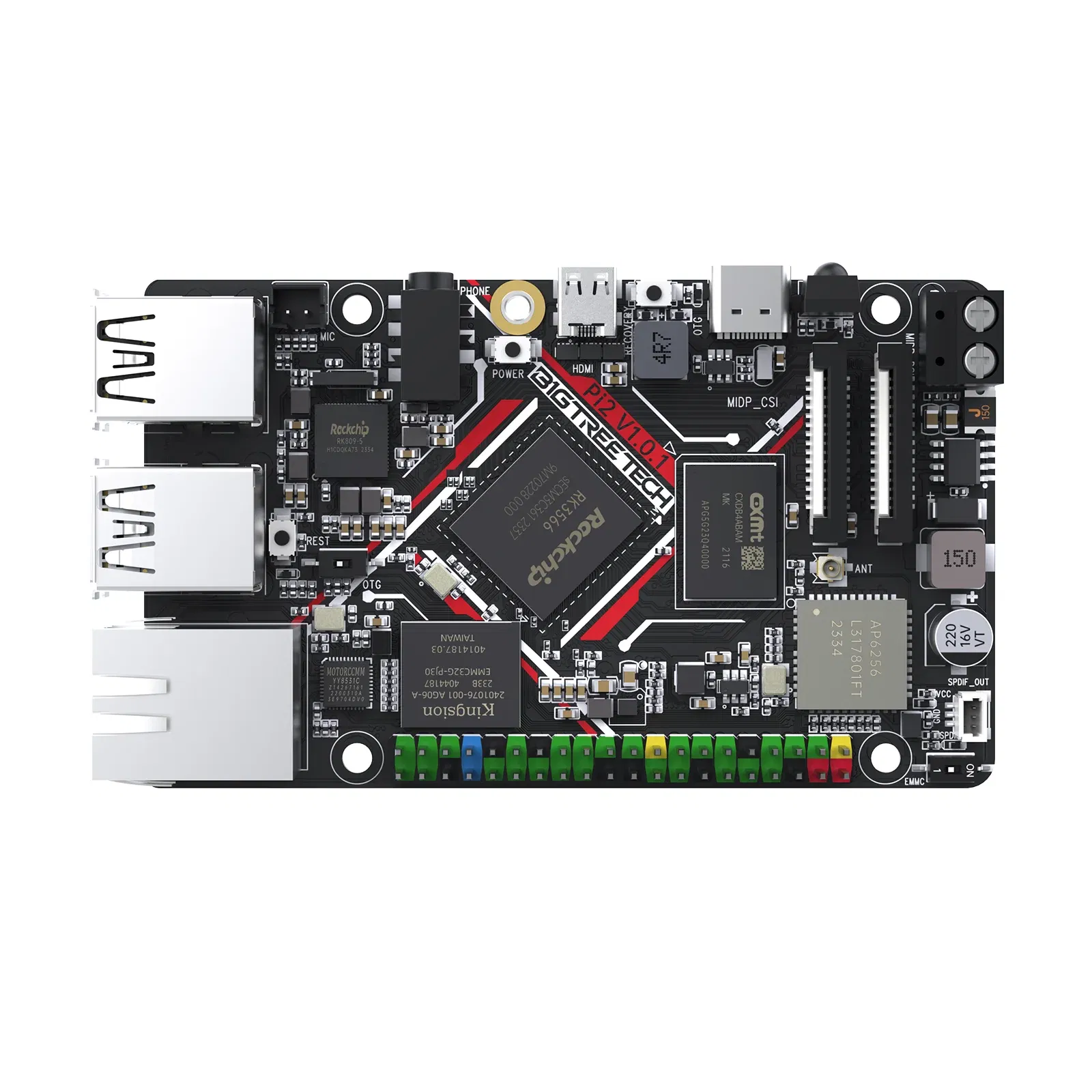Color: Violet - BIGTREETECH BTT Pi 2 CB2 Control Board RK3566 2GB LPDDR4 32GB eMMC CSI DSI Interface For Klipper VS Raspberry PI Octopus Pro