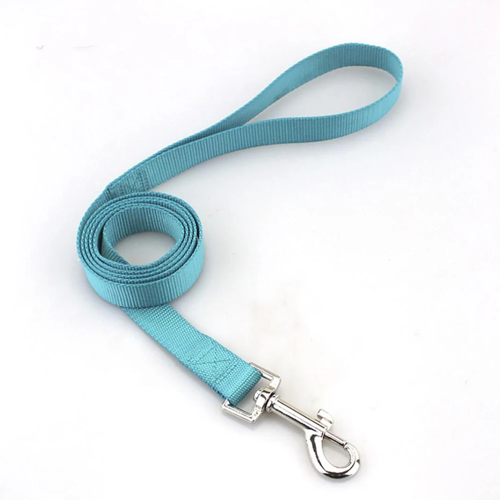 Color: GRAY, Size: M - Strong Durable Dog Training Leash Lightweight Soft Convertible Pet Traction