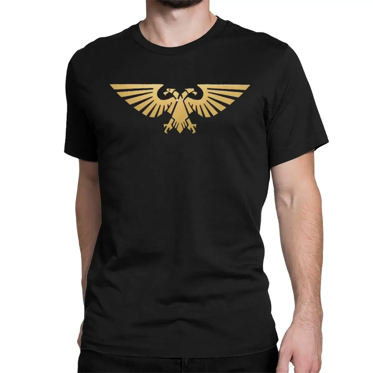 Color: WHITE, Size: XXXL - Awesome Adeptus Astartes T-Shirt Men Women's O Neck Pure Cotton T Shirts W-Warhammer 40k Short Sleeve Tee Shirt 6XL Tops