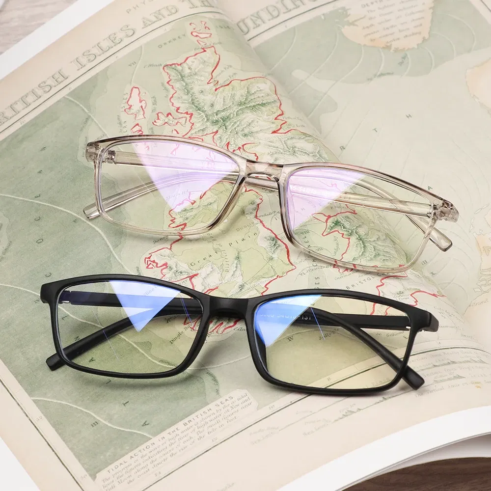Frame Color: Gold - Anti Light Glasses Ray Blue Fashion Anti Blue Fatigue Protection Blocking Goggles Eye Square Radiation Computer Games Glasses