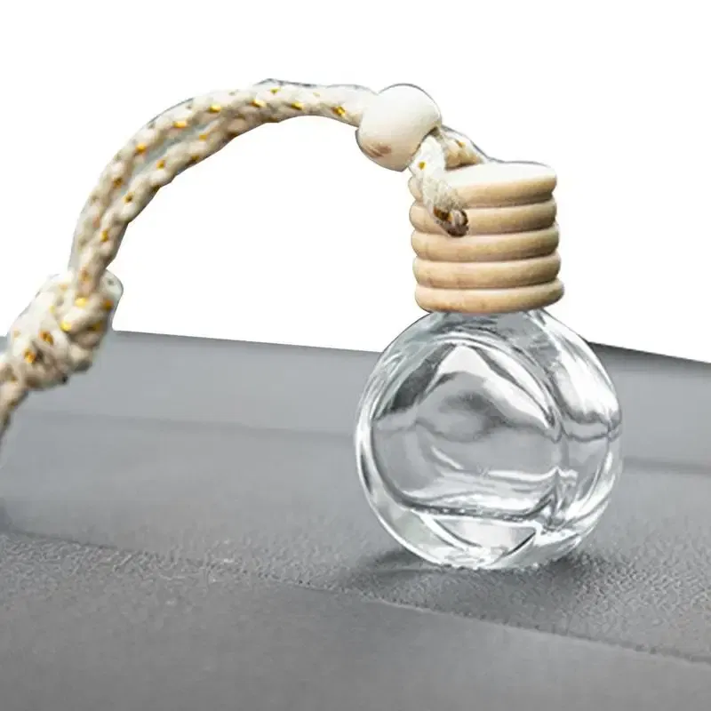 Color Name: Red, Ships From: CHINA - 10ml Car Air Freshener Bottle Car Hanging Perfume Pendant Fragrance Empty Glass Perfume Diffuser Aromatherapy Decoration Bottle