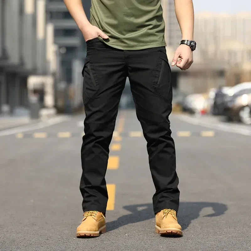 Color: Blue, Size: M - Archon X9 Tactical Pants Slim Fit Waterproof Camouflage Training Pants Spring Autumn Breathable Waterproof Overalls Loose Wear
