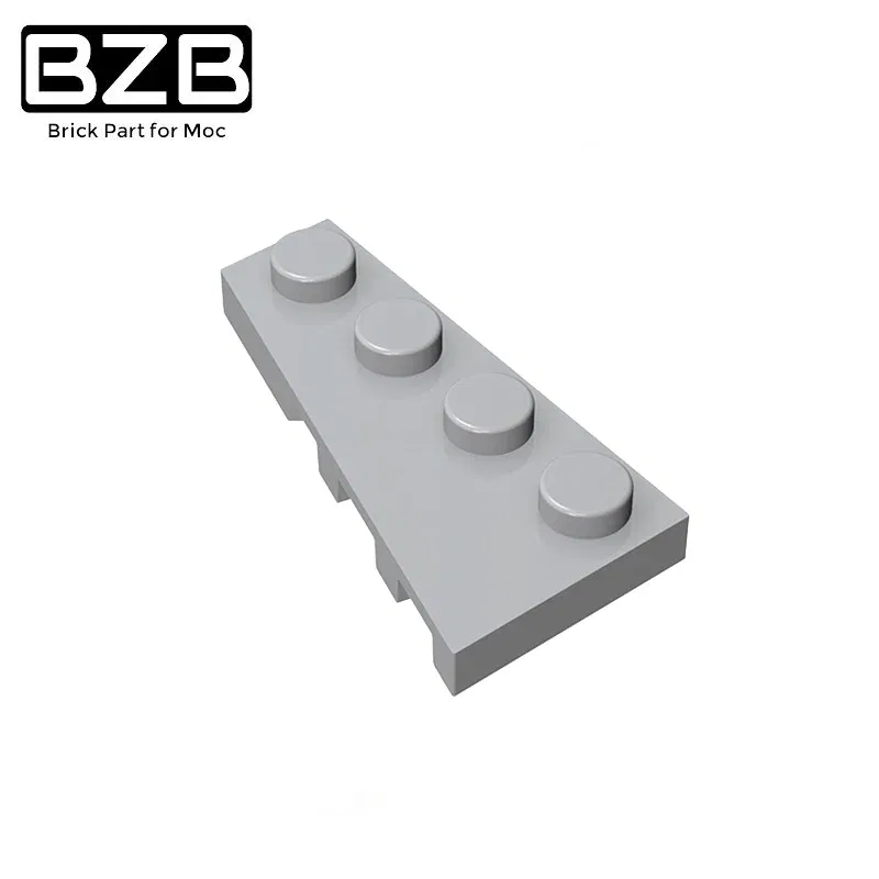 Color: green - BZB MOC 41770 2x4 Wedge Board (Left) High-tech Creative Technical Building Block Model Kids DIY Toy Brick Parts Best Gifts