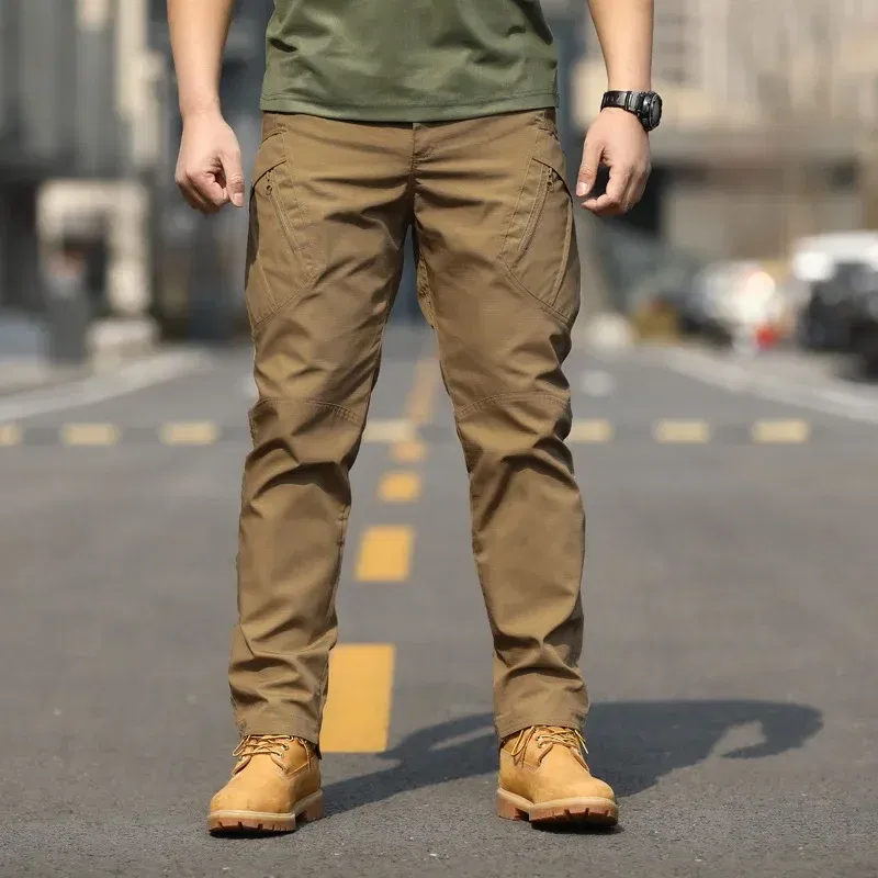 Color: Red, Size: S - Archon X9 Tactical Pants Slim Fit Waterproof Camouflage Training Pants Spring Autumn Breathable Waterproof Overalls Loose Wear