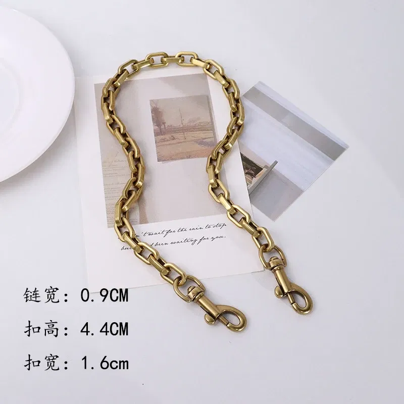 Color: Orange, Ships From: CHINA - Luxury Design   Saddle bag Luxury  Shoulder Straps replaces Cross-arm Shoulder Copper Color Lightweight Chain