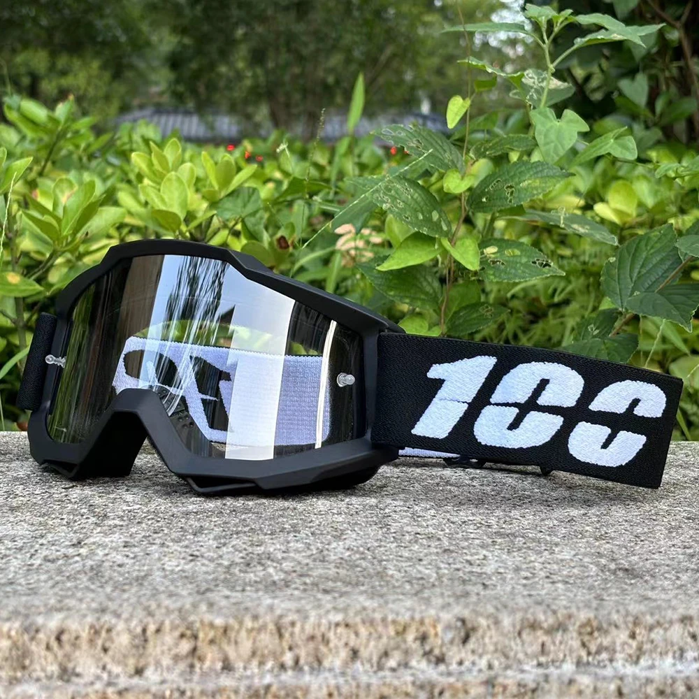 Color: WHITE - MX Motorcycle Goggles Motocross Glasses Off-road Sunglasses For Man MTB ATV Mask Windproof Protection Cycling Racing Goggles