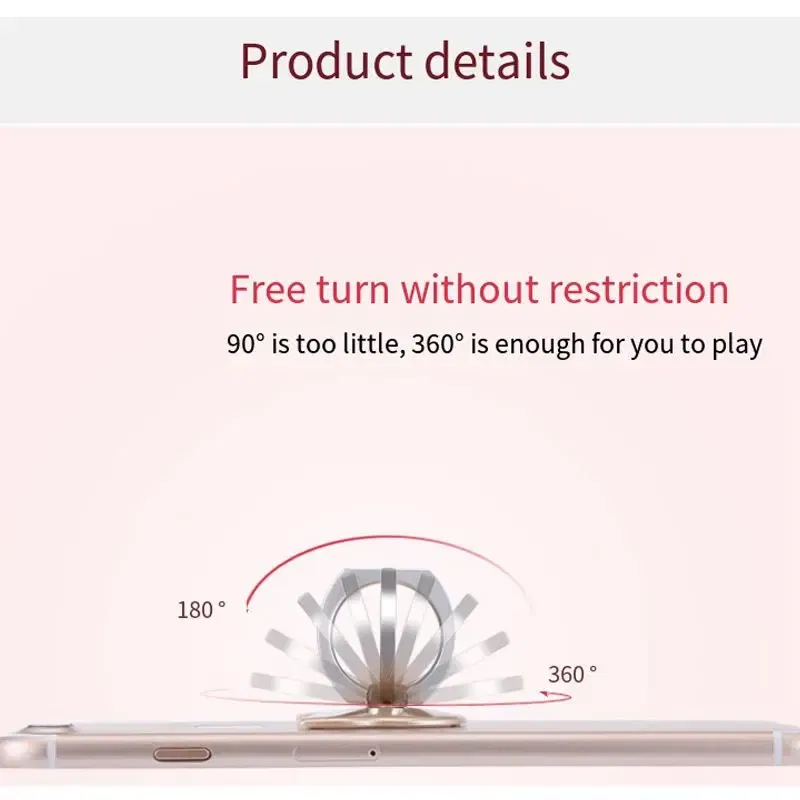 Color: black, Ships From: CHINA - Cat Finger Ring Mobile Phone Holder 360 Degree Rotating  Socket Round Smartphone Cell Car Mount Stand Support Accessories