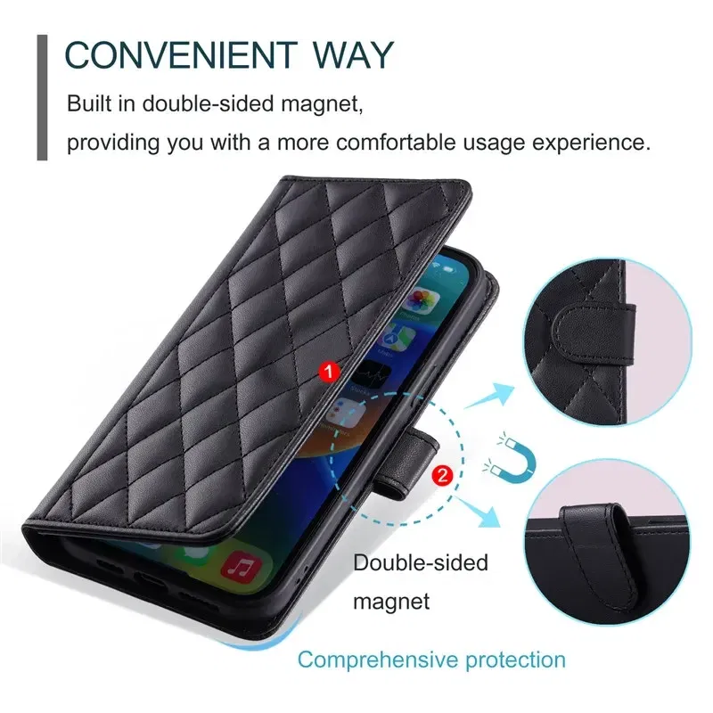Material: PE, Color: light green - Long lanyard Flip Leather Case for Samsung Galaxy Note 20 Ultra 10 9 8 Plus A10 A20E A30 A50 A70 A51 A71 A21S Wallet Card Cover