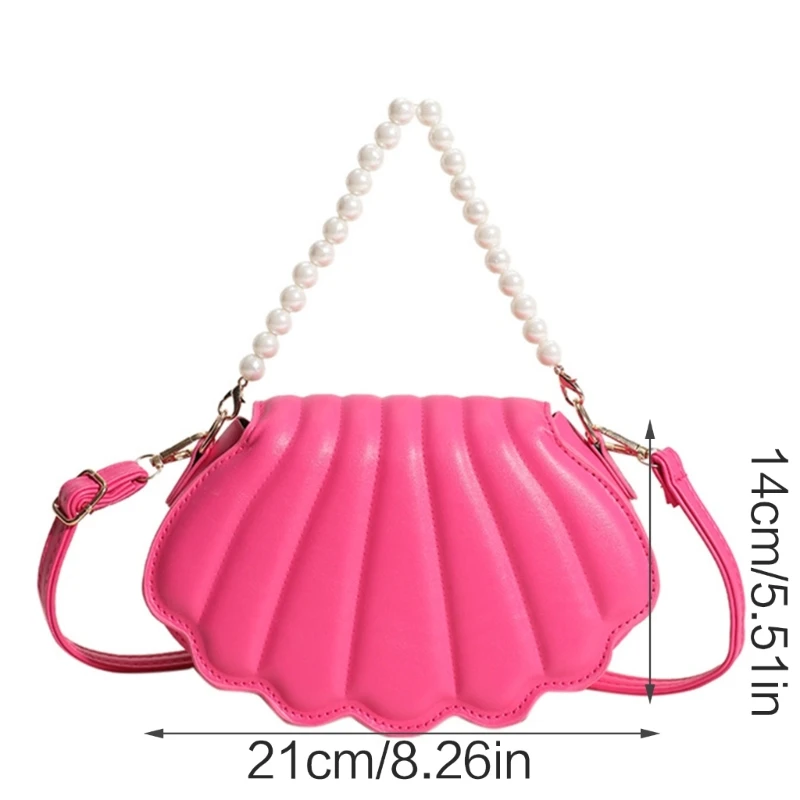 Color: black - All-matching Bag for Women Shoulder Bag Ladies Pearl Chain Handbag Evening Bags Fashion Crossbody Bag