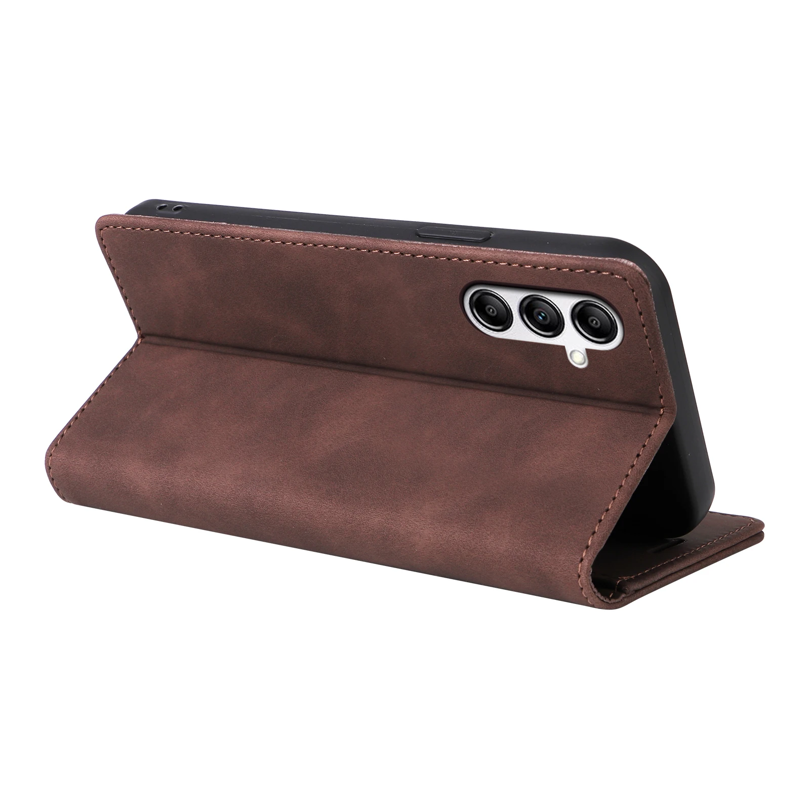 Color: Beige, Material: ABS - Leather Wallet Case For Samsung Galaxy A15 A05 A14 A24 A34 A54 A13 A23 A33 A53 A73 A52 A32 A22 A12 A72 A03S A04S Flip Book Cover