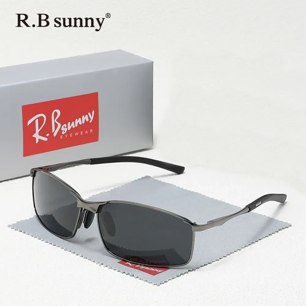 Lenses Color: Silver - Fashion Rectangle Sunglasses Polarized UV400 Parsnip Glasses For Men Women Driving Fishing Casual Eyewear